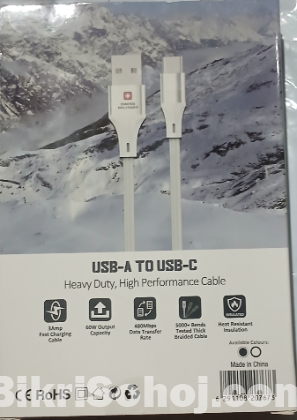 Swiss brand new usb to type c 60 ward come from USA